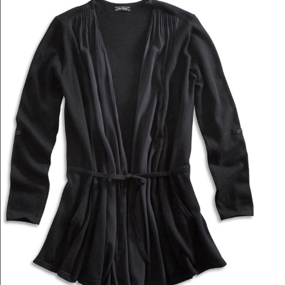🍀LUCKY BRAND Feminine Romantic Drape Cardigan
